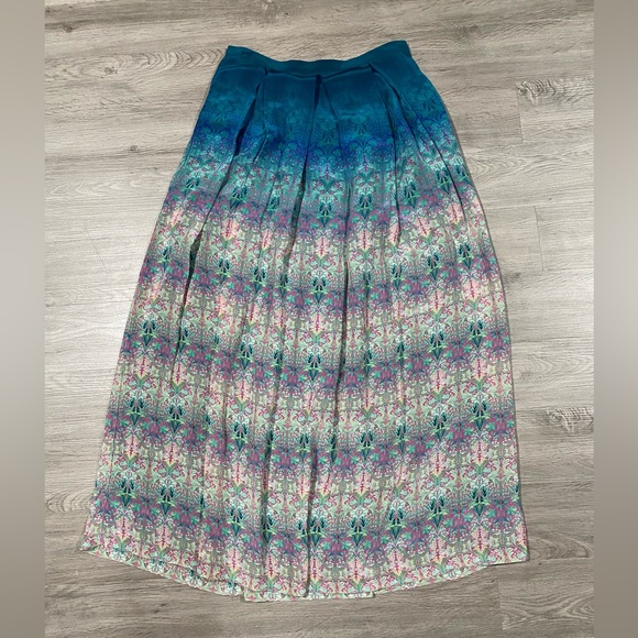 BOHO CHIC ANTHROPOLOGIE Tenvi Kedia Silk Maxi - Picture 3 of 5